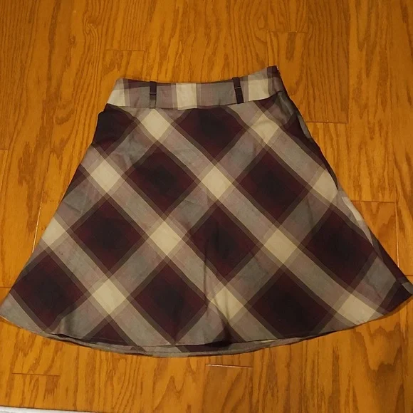 New York Clothing Company Plaid Skirt - Picture 1 of 3